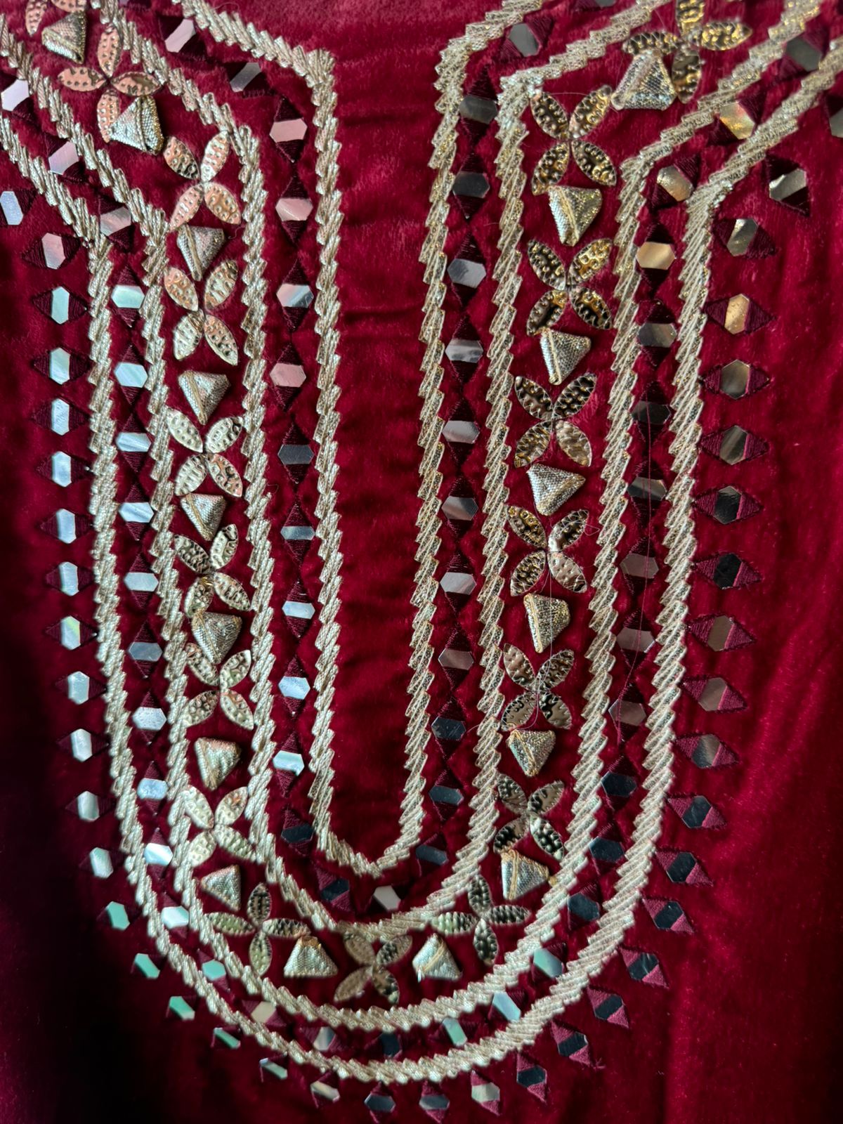 Silk velvet Unstitched Ombre shaded velvet suits