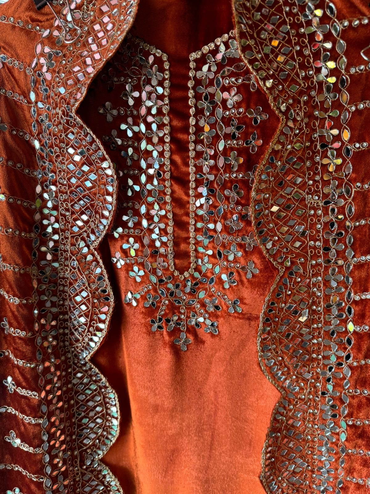 Pure micro velvet plain shirt