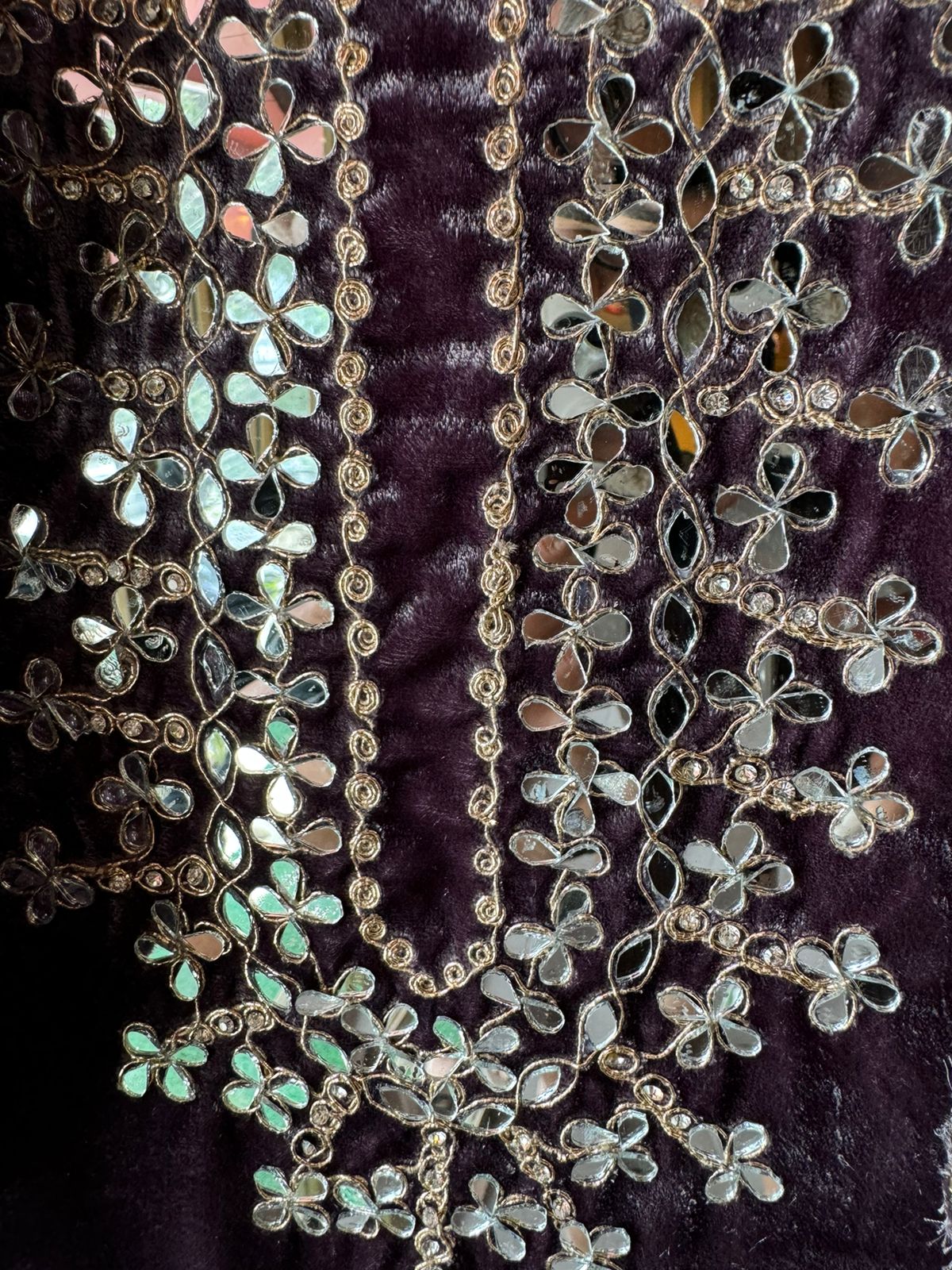 Pure micro velvet plain shirt