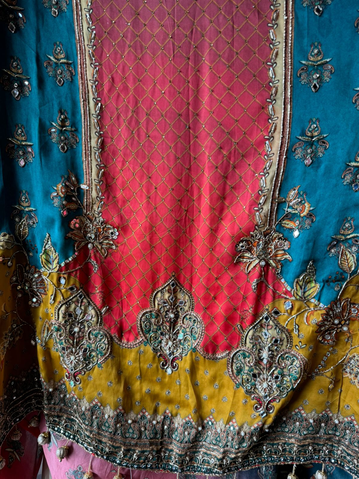 Soft Organza satin digital Printed unstitched suits