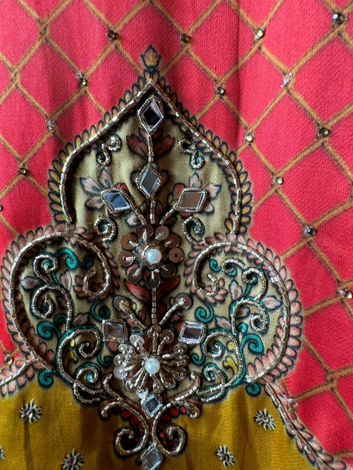 Soft Organza satin digital Printed unstitched suits