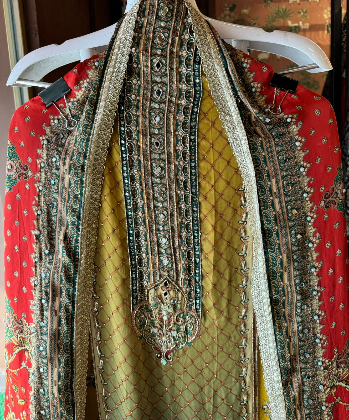 Soft Organza satin digital Printed unstitched suits