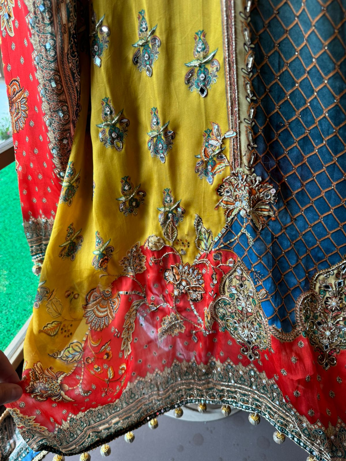 Soft Organza satin digital Printed unstitched suits