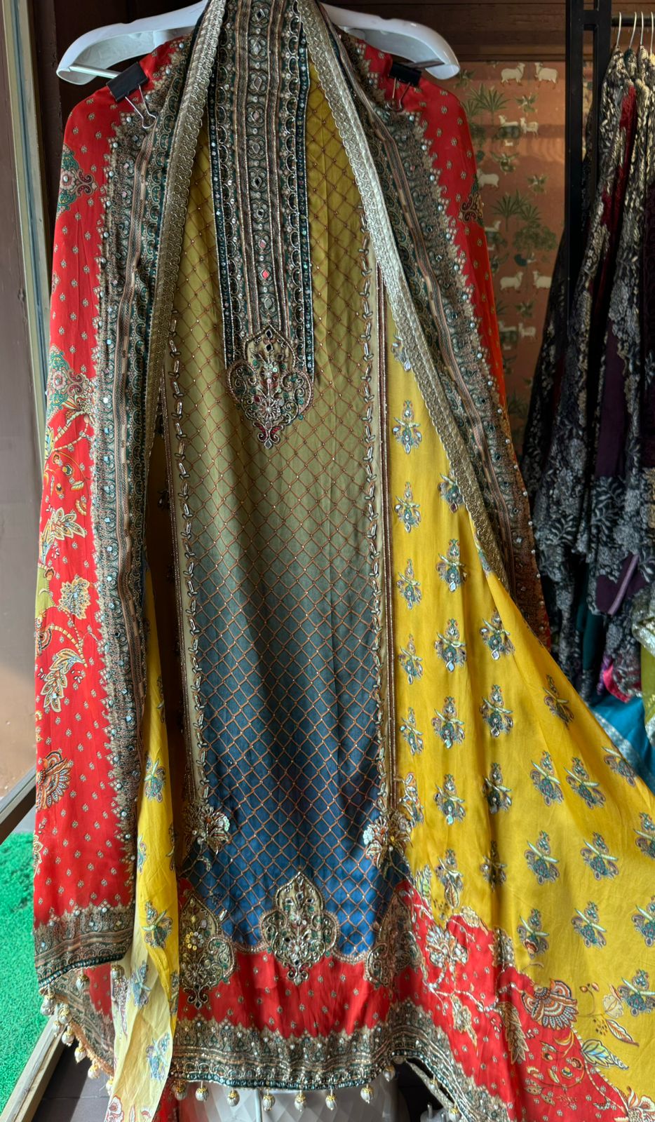 Soft Organza satin digital Printed unstitched suits