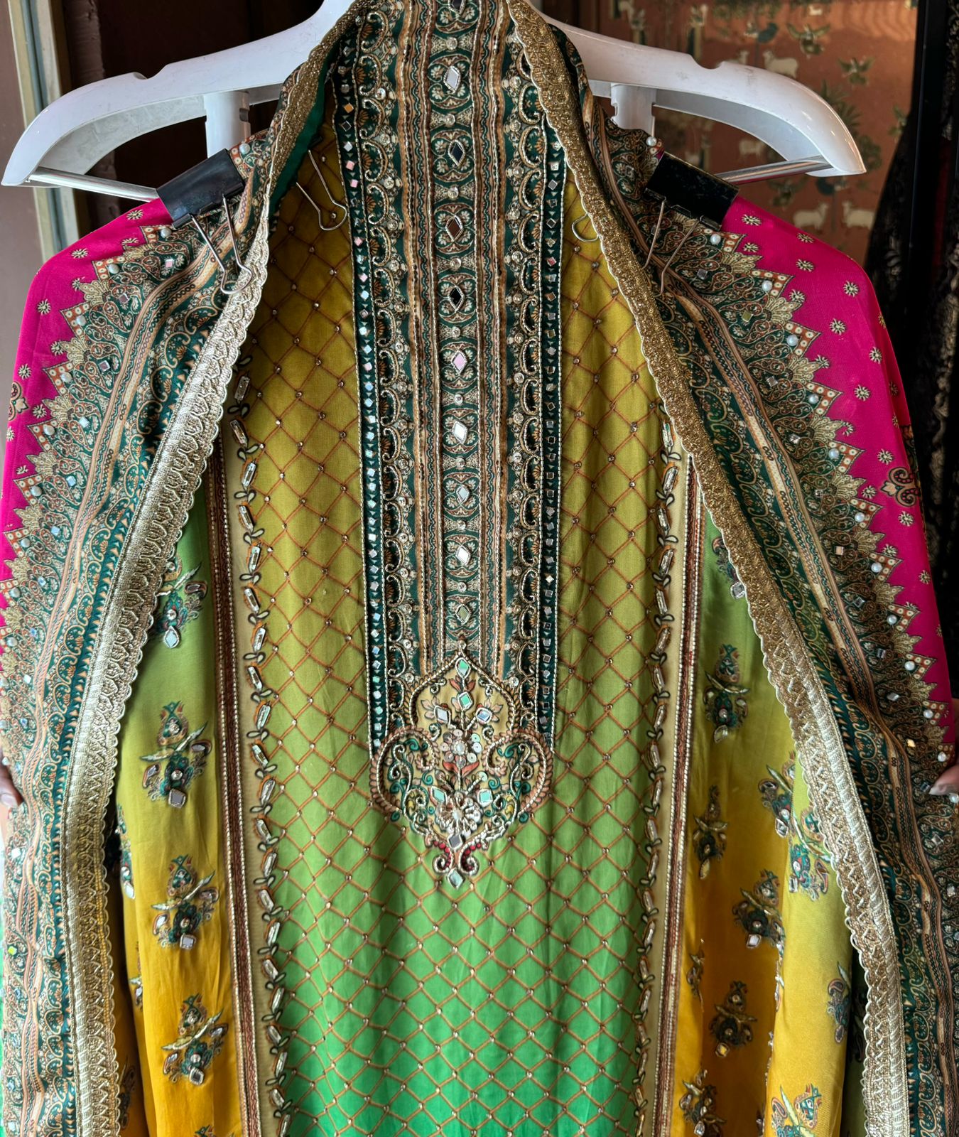 Soft Organza satin digital Printed unstitched suits