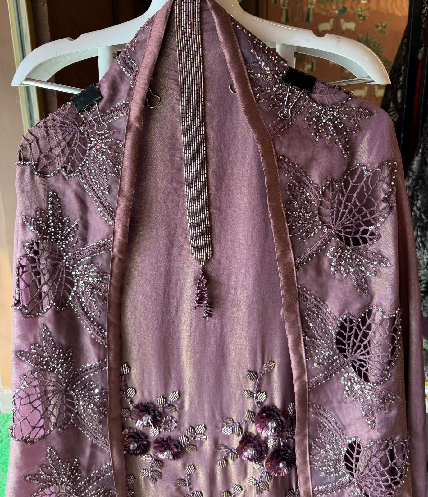 Shimmer tissue Unstitched shirt