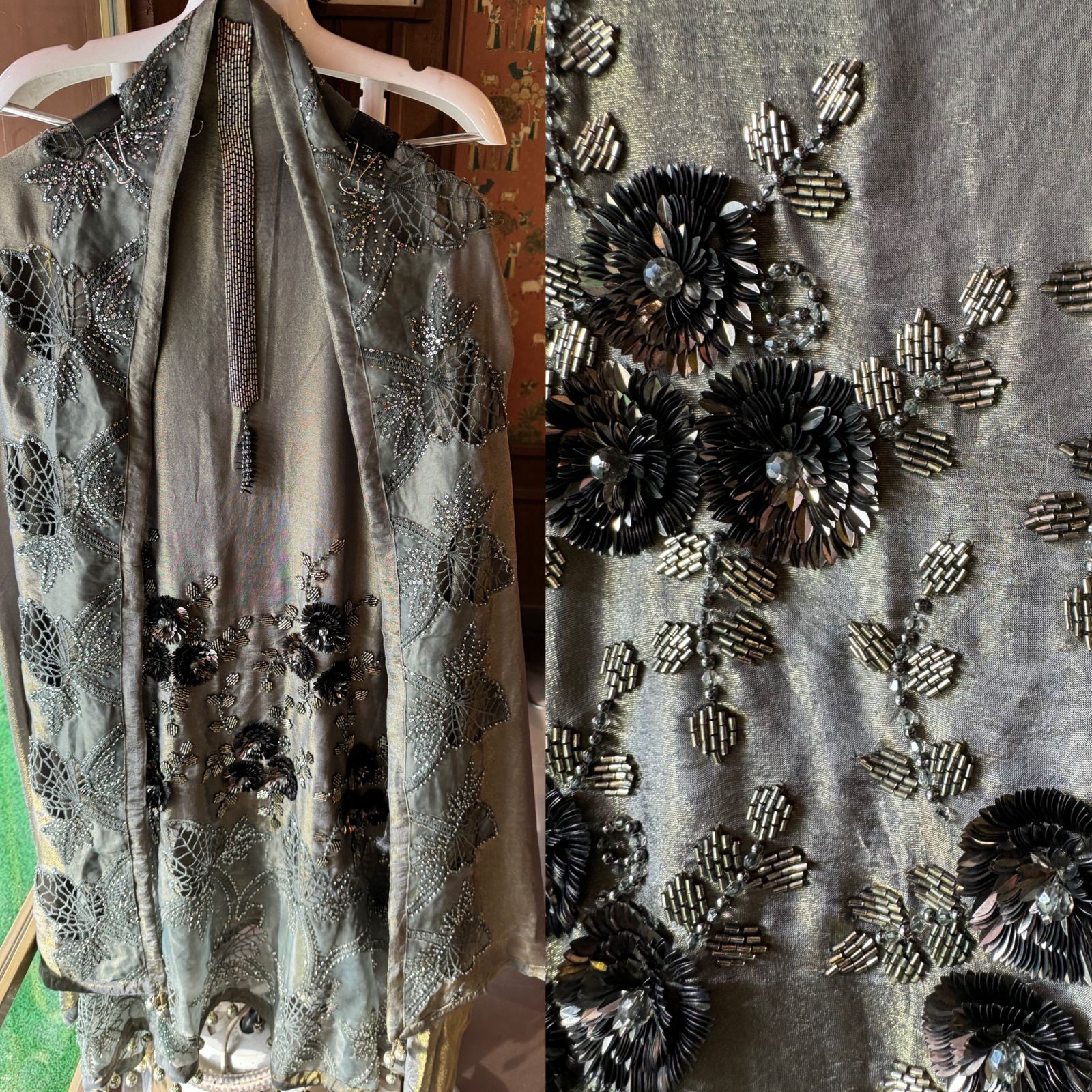 Shimmer tissue Unstitched shirt