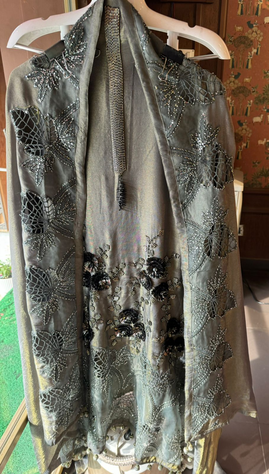 Shimmer tissue Unstitched shirt