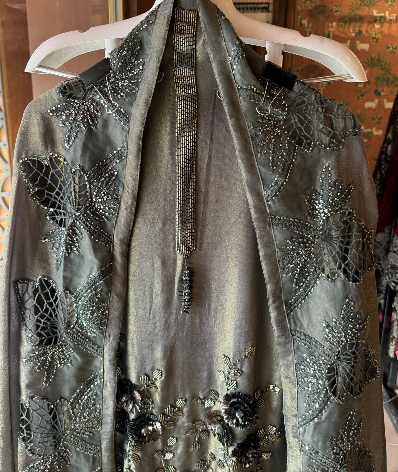 Shimmer tissue Unstitched shirt