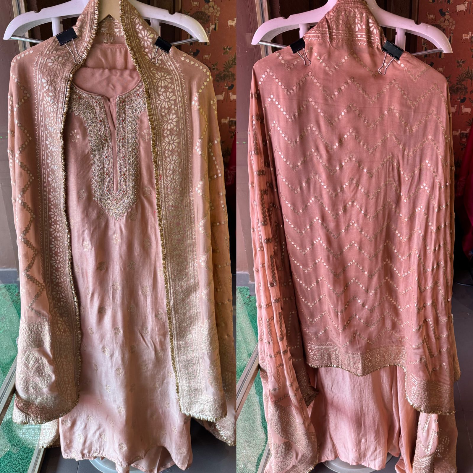 Pure Silk Unstitched Kurta