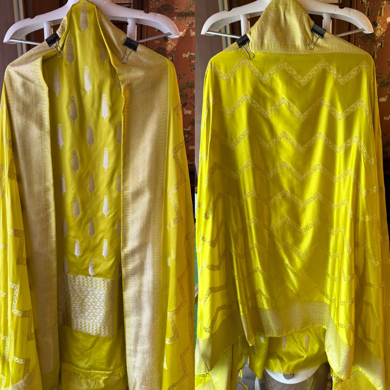 Shop Our New Butidar Banarsi silk Unstitched Suits fabrics