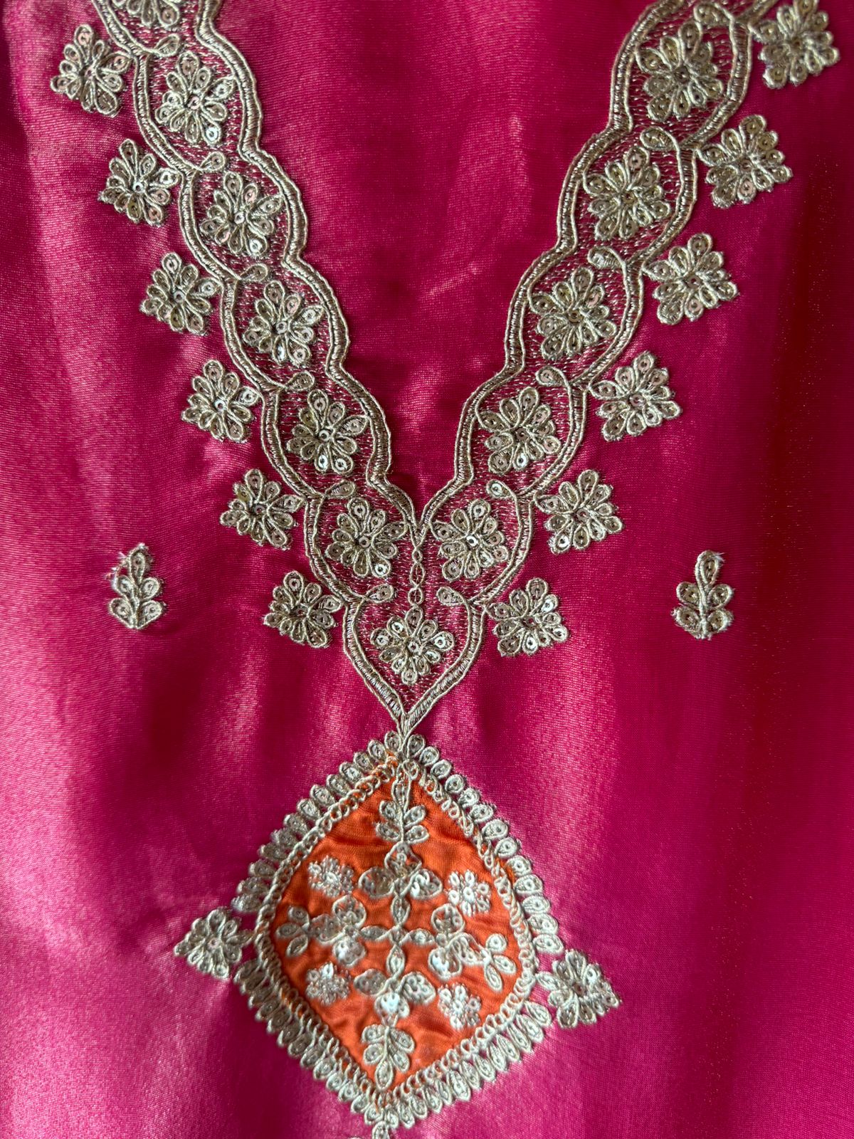 Pure 100% soft  tissue Unstitched shirt