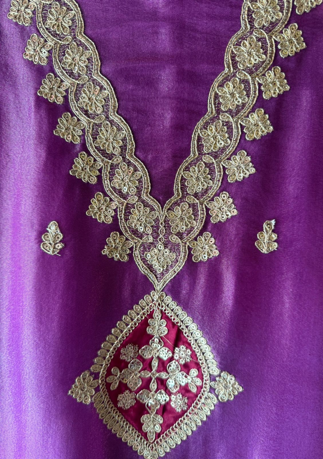 Pure 100% soft  tissue Unstitched shirt