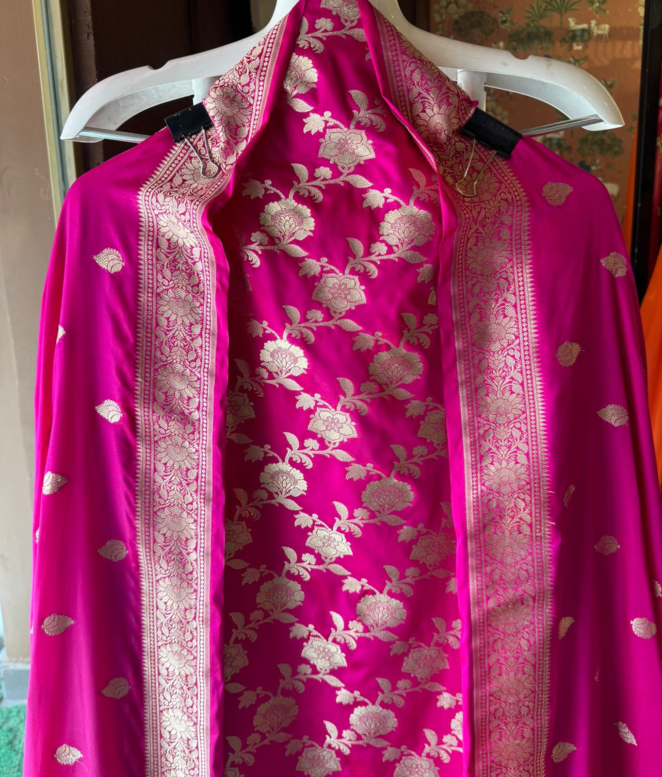 Shop Our New Butidar Banarsi silk Unstitched Suits fabrics