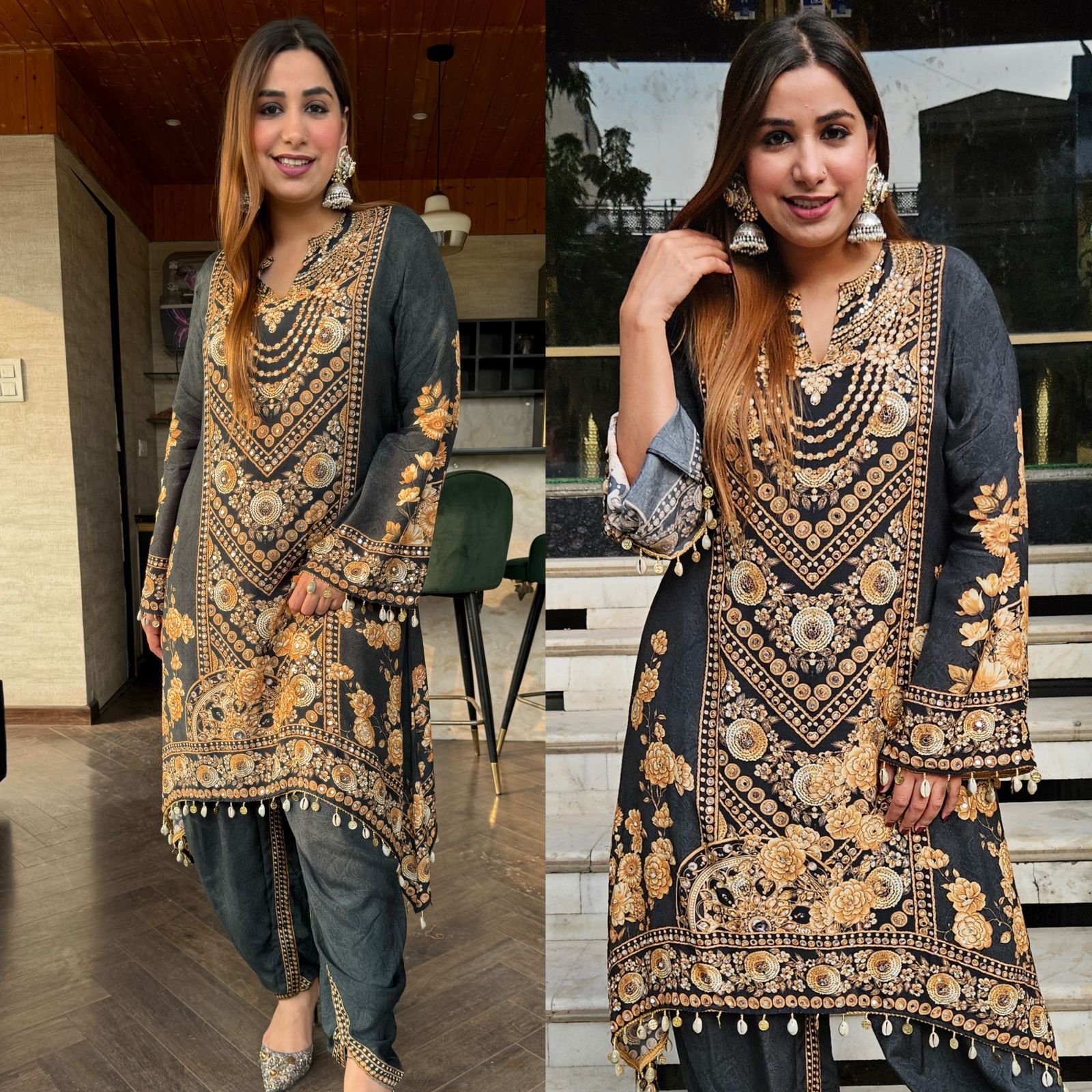 Pure muslin A Pattern Tunic set