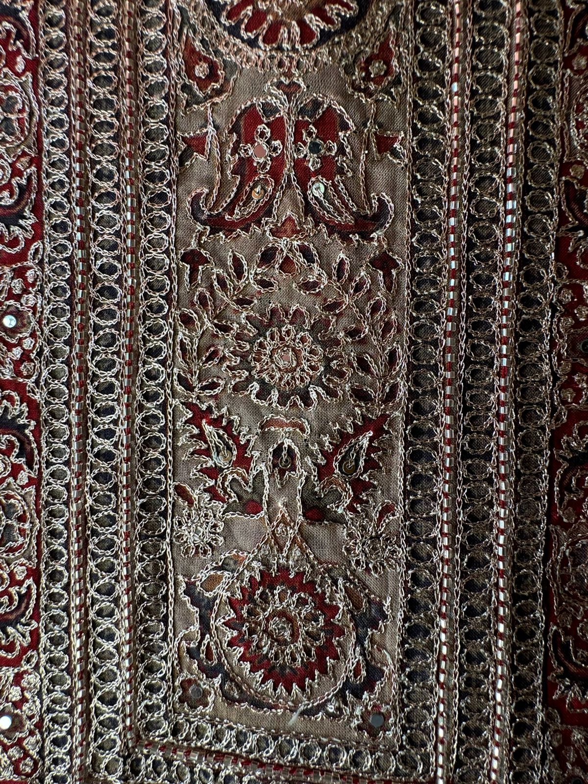 Soft organza Jaipuri block printed Suits