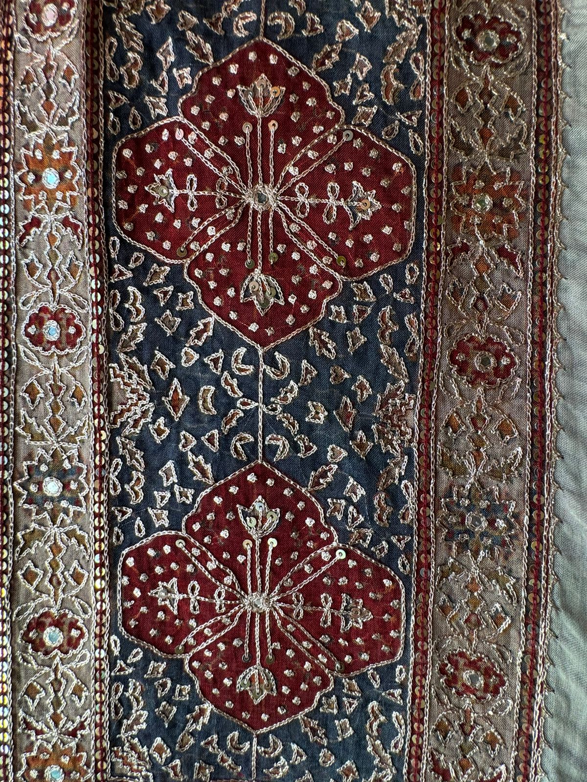 Soft organza Jaipuri block printed Suits