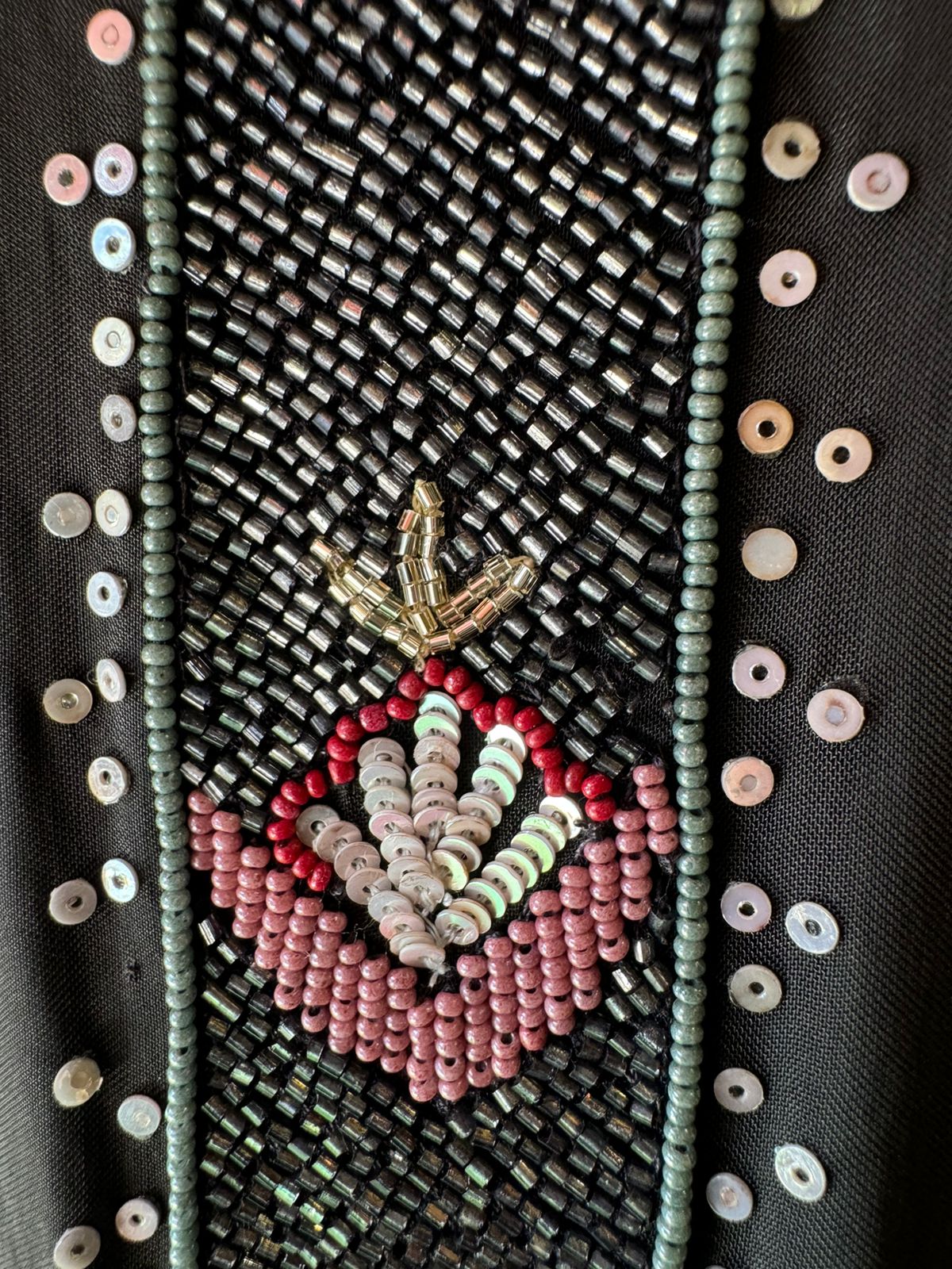 Soft organza Shirt with complete handwork