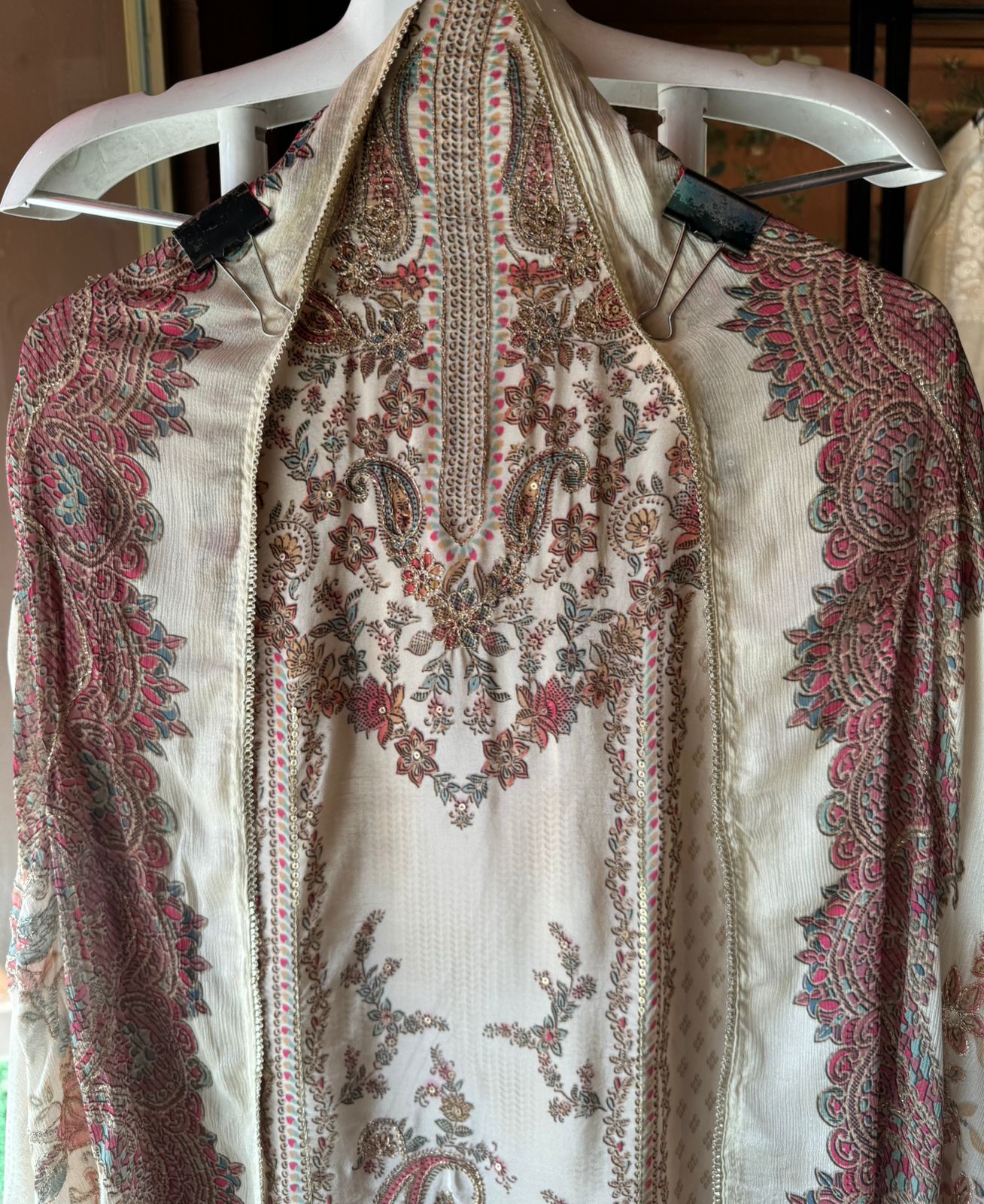 Pure Crepe Pakistani inspired Digital printed Shirt