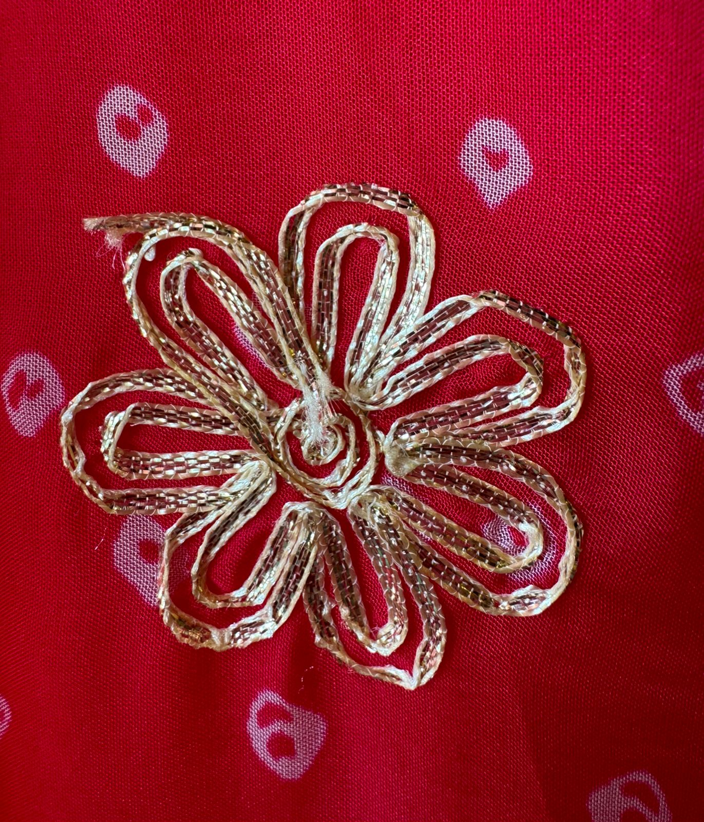 Soft organza unstitched shirt