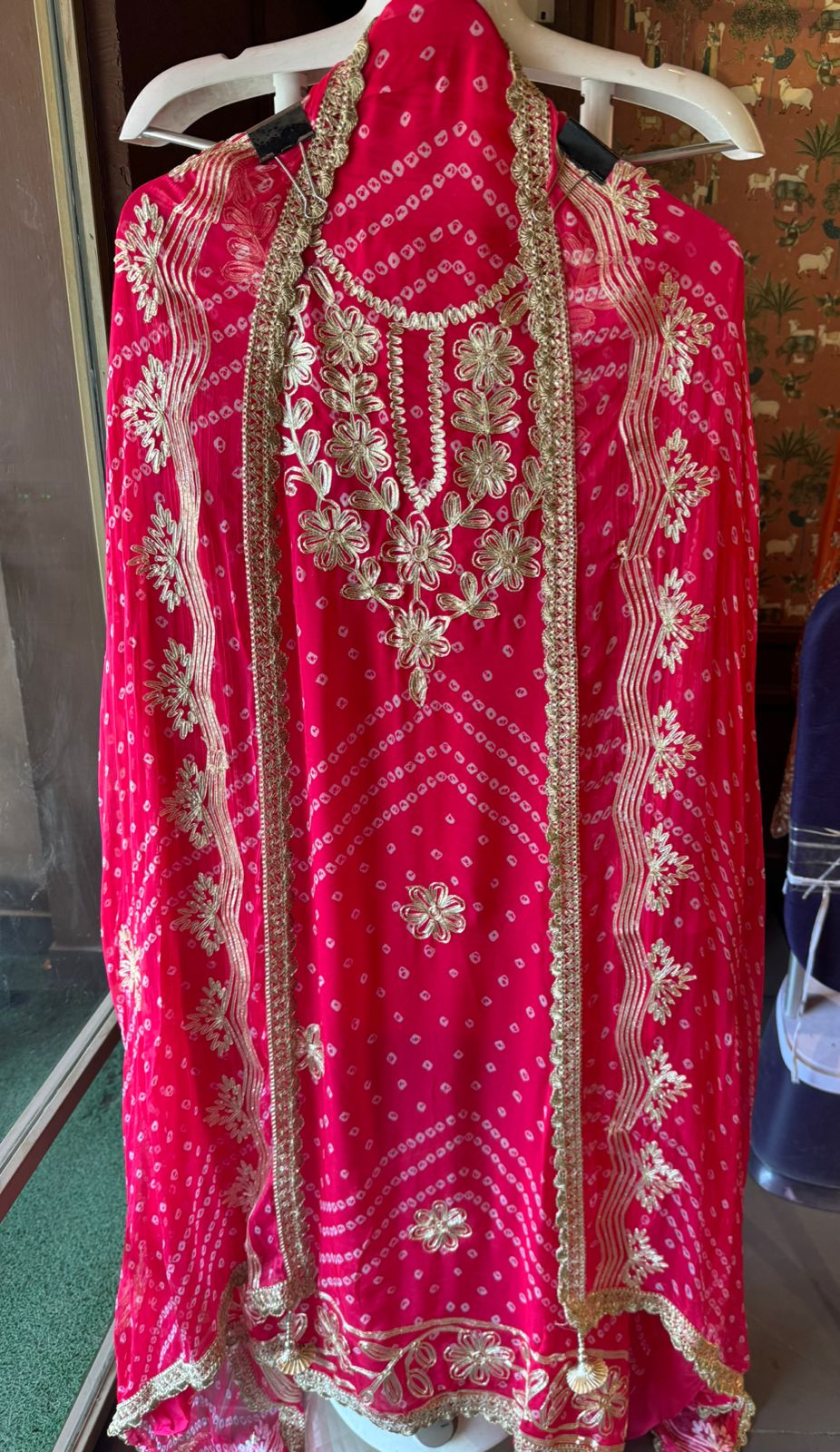 Soft organza unstitched shirt