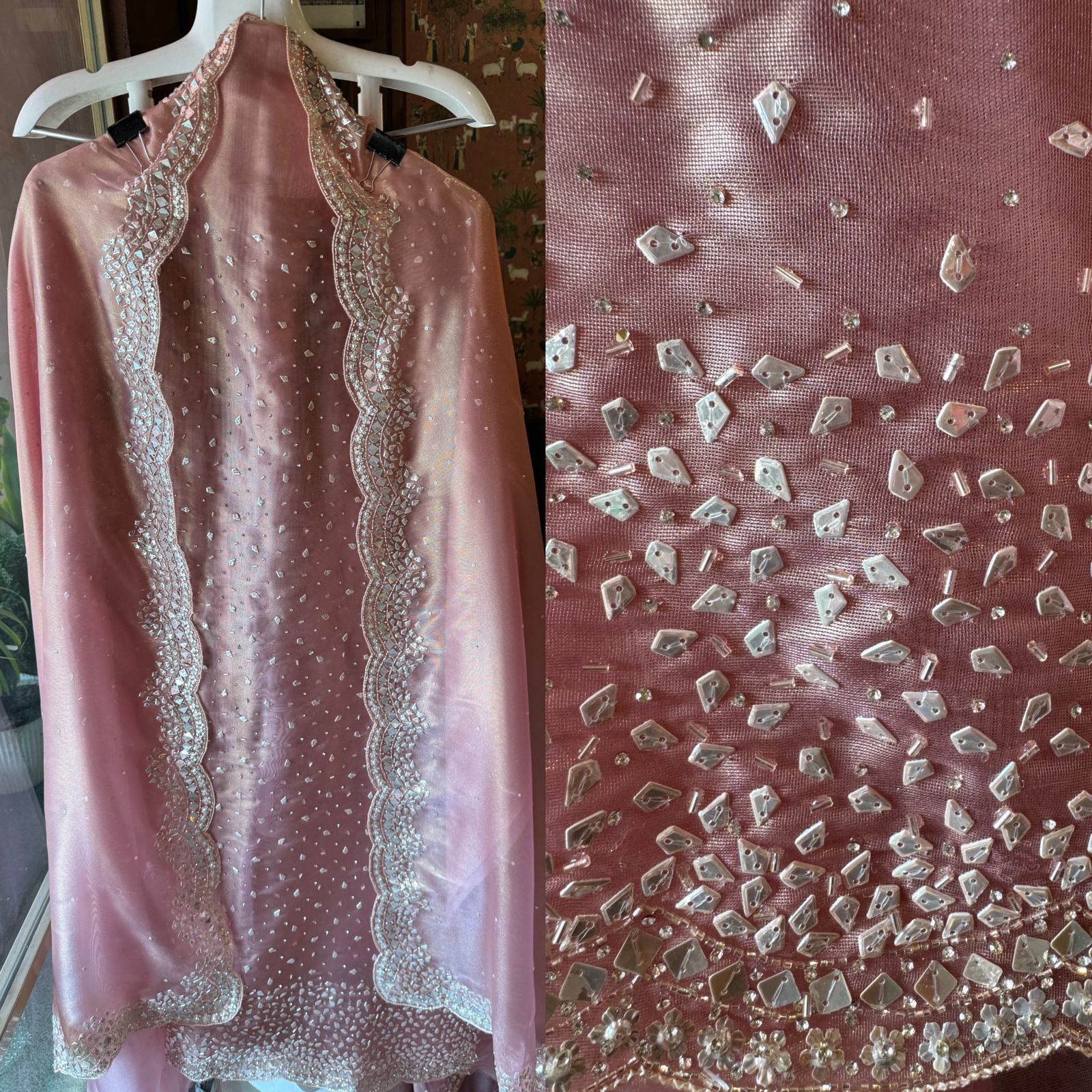 Pure Tissue Shirt Unstitched shirt