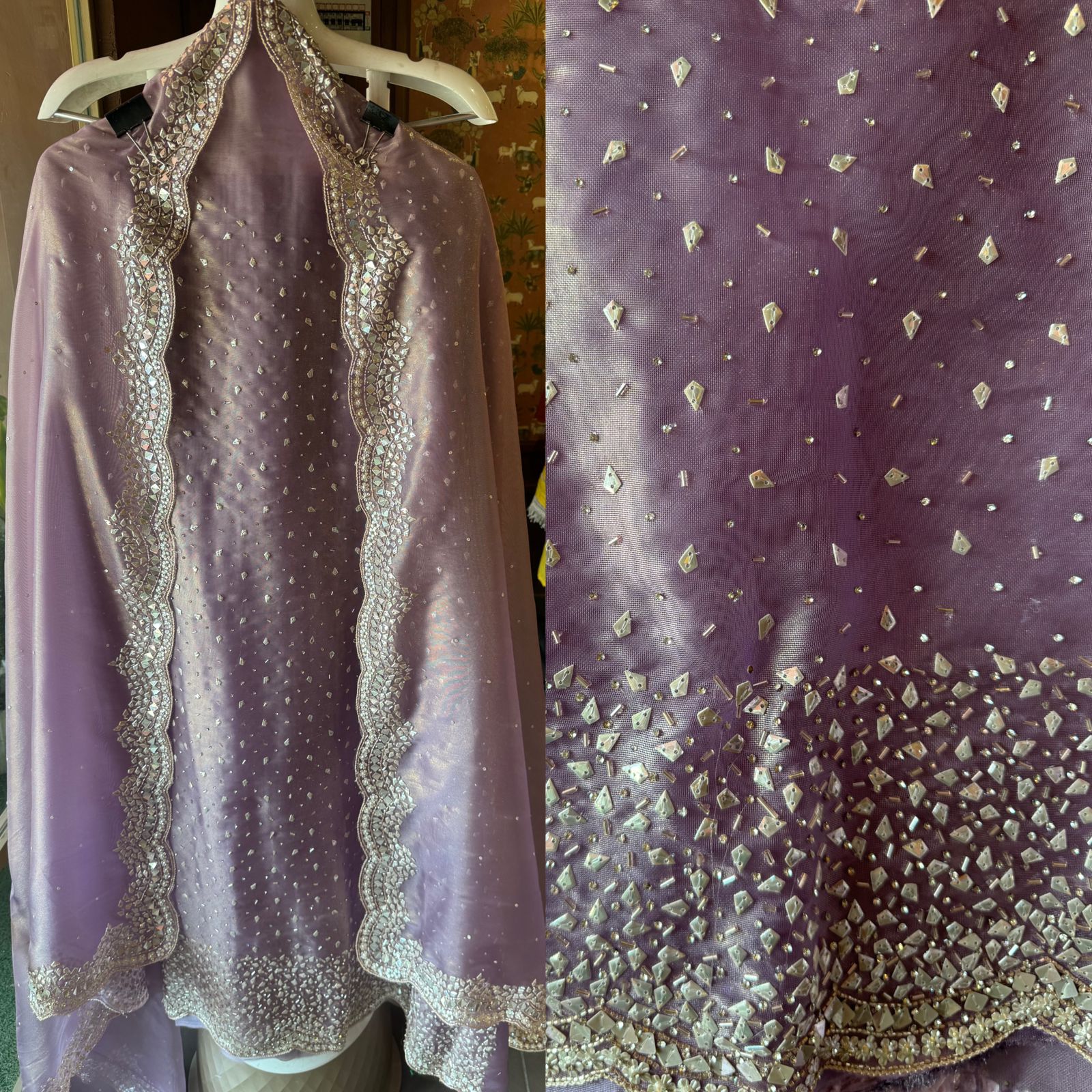 Pure Tissue Shirt Unstitched shirt