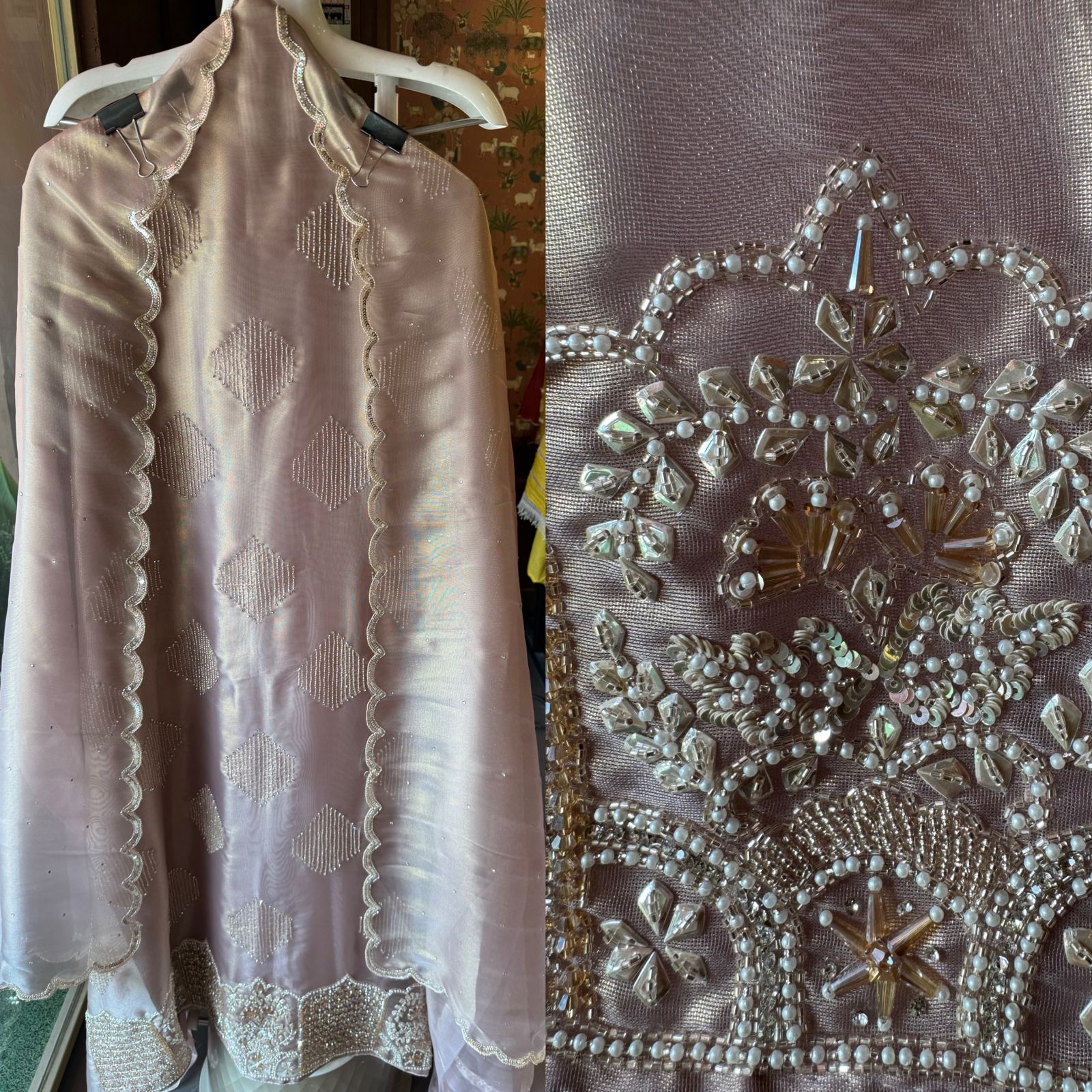 Pure Tissue Shirt Unstitched shirt