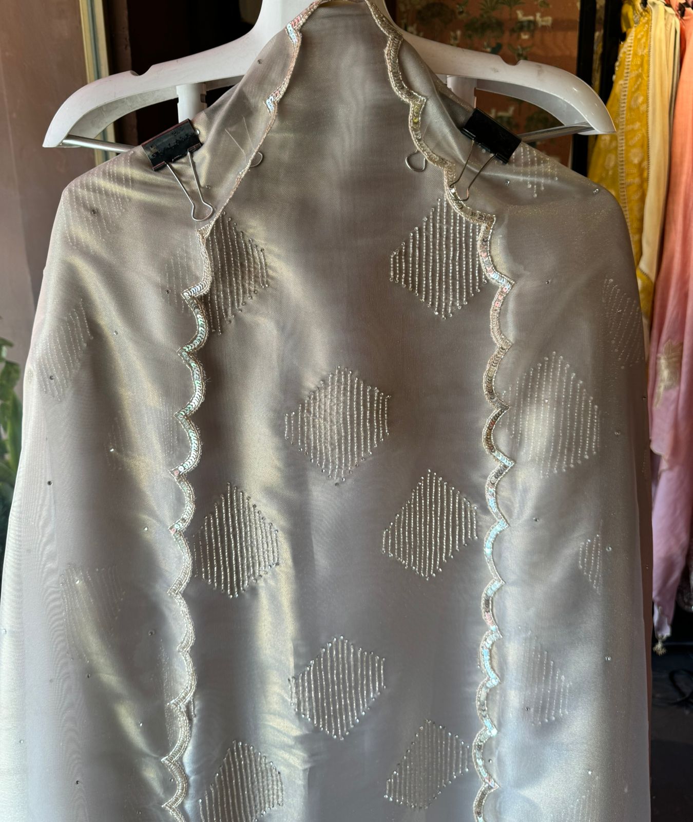 Pure Tissue Shirt Unstitched shirt