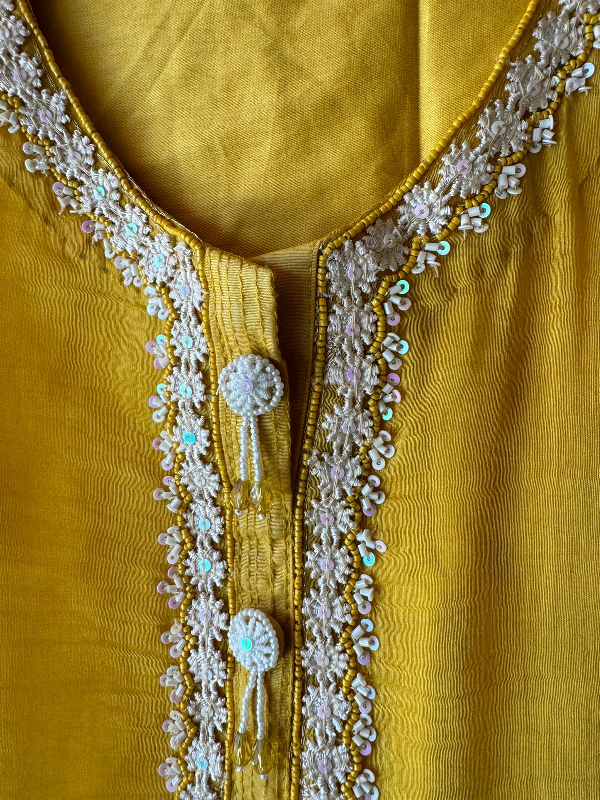 Pure Mul Chanderi Unstitched Kurta