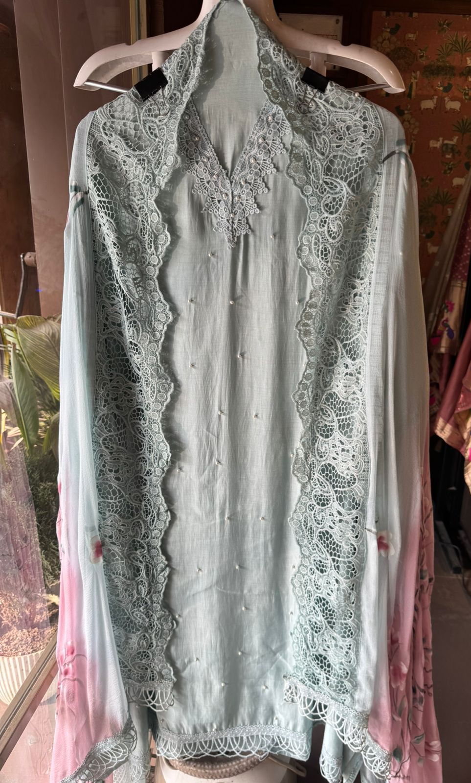 Cotton silk  Unstitched suit piece