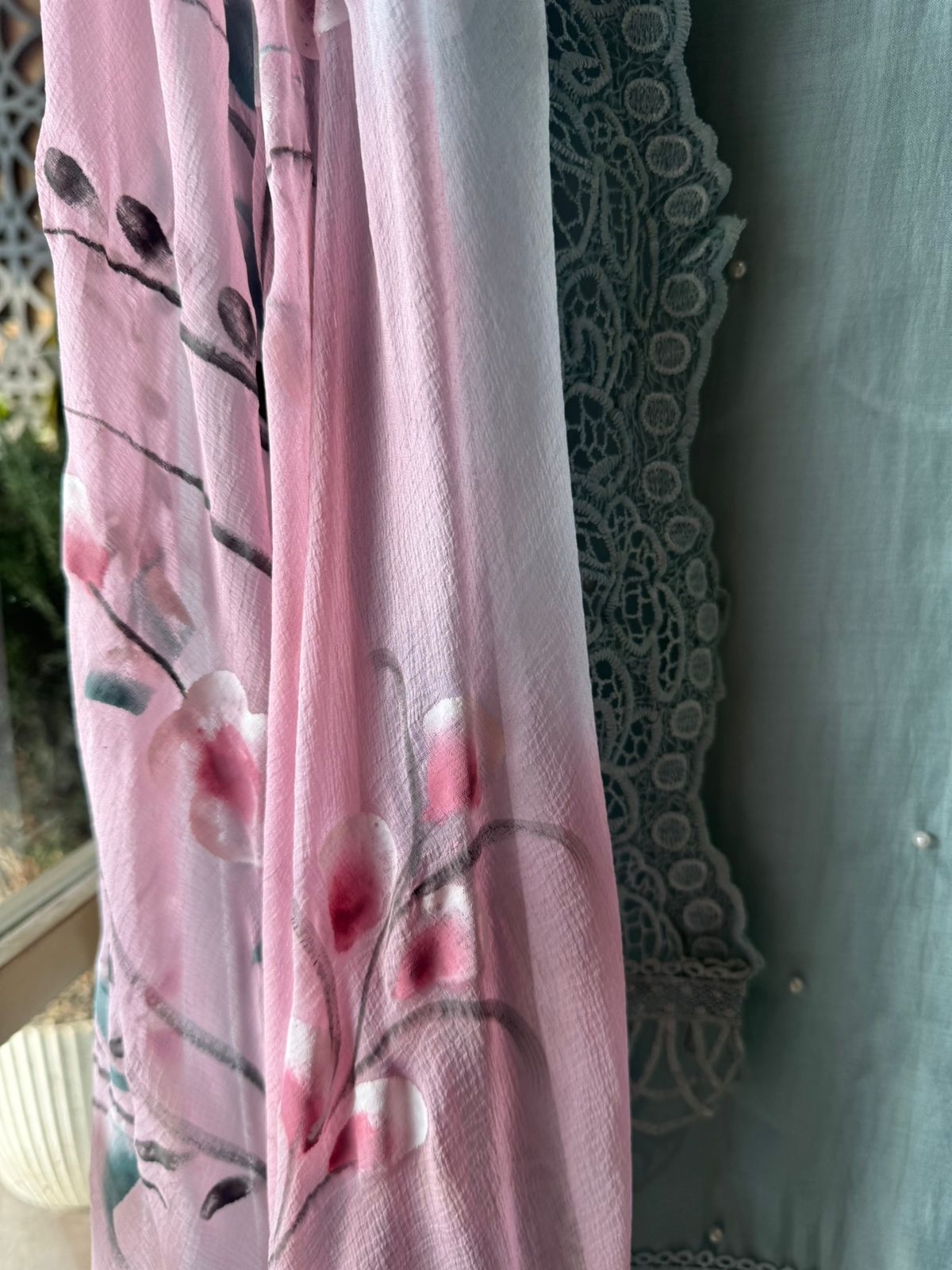 Cotton silk  Unstitched suit piece