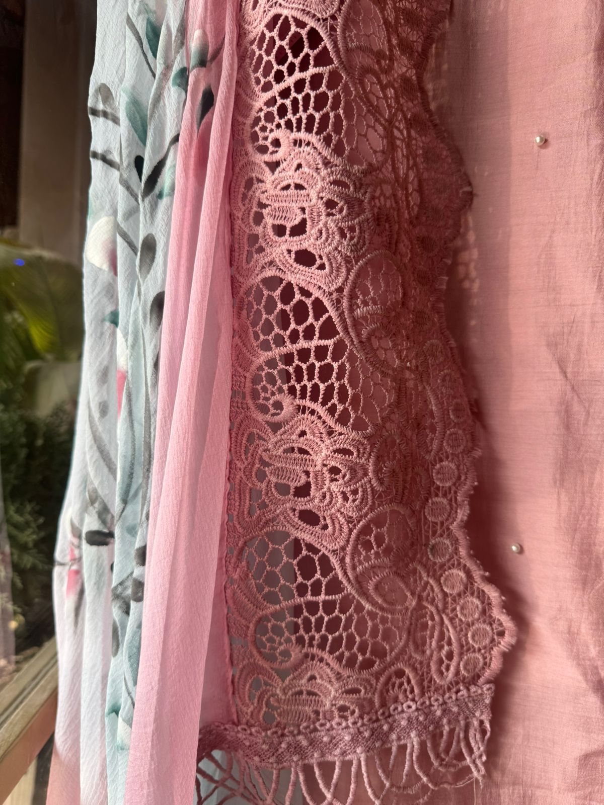 Cotton silk  Unstitched suit piece