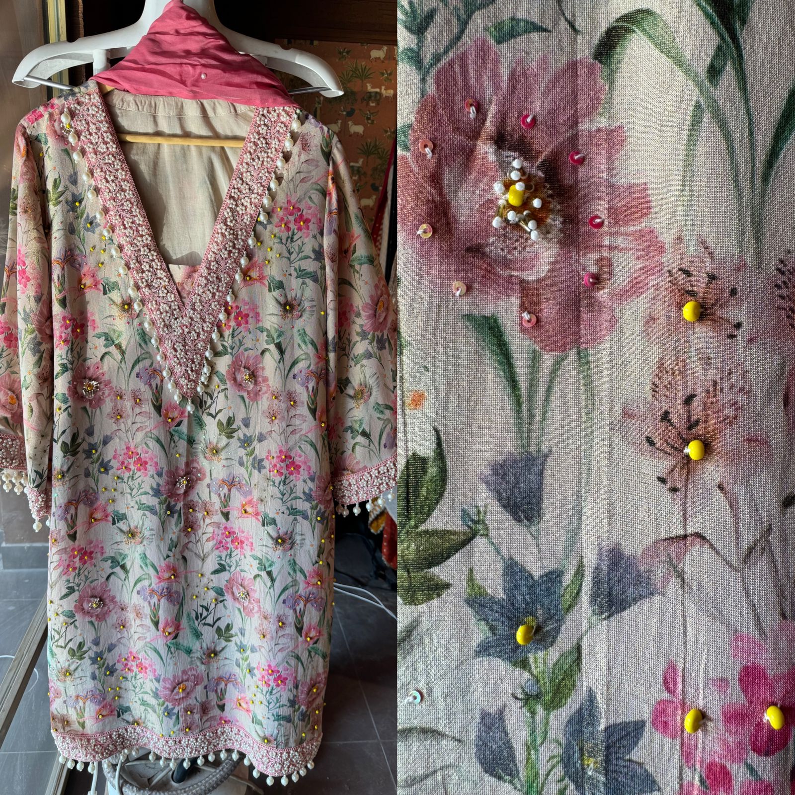 Pure digital printed Tissue Shirt