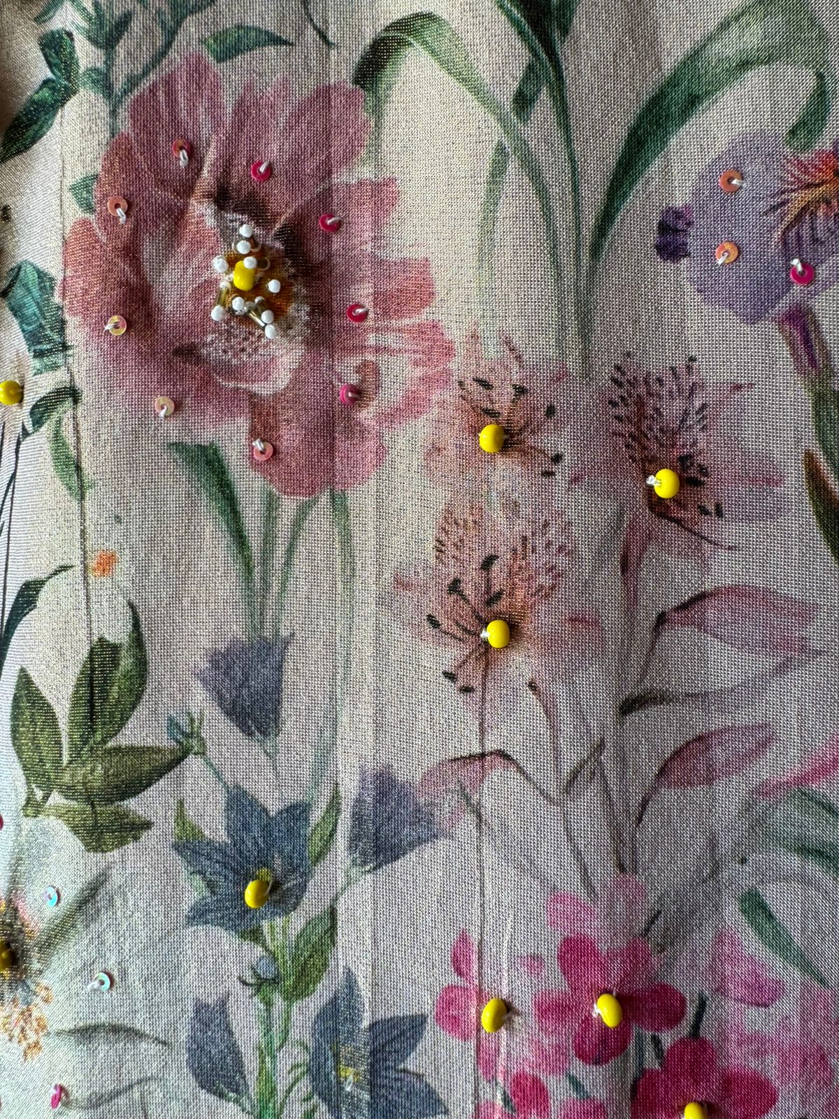 Pure digital printed Tissue Shirt