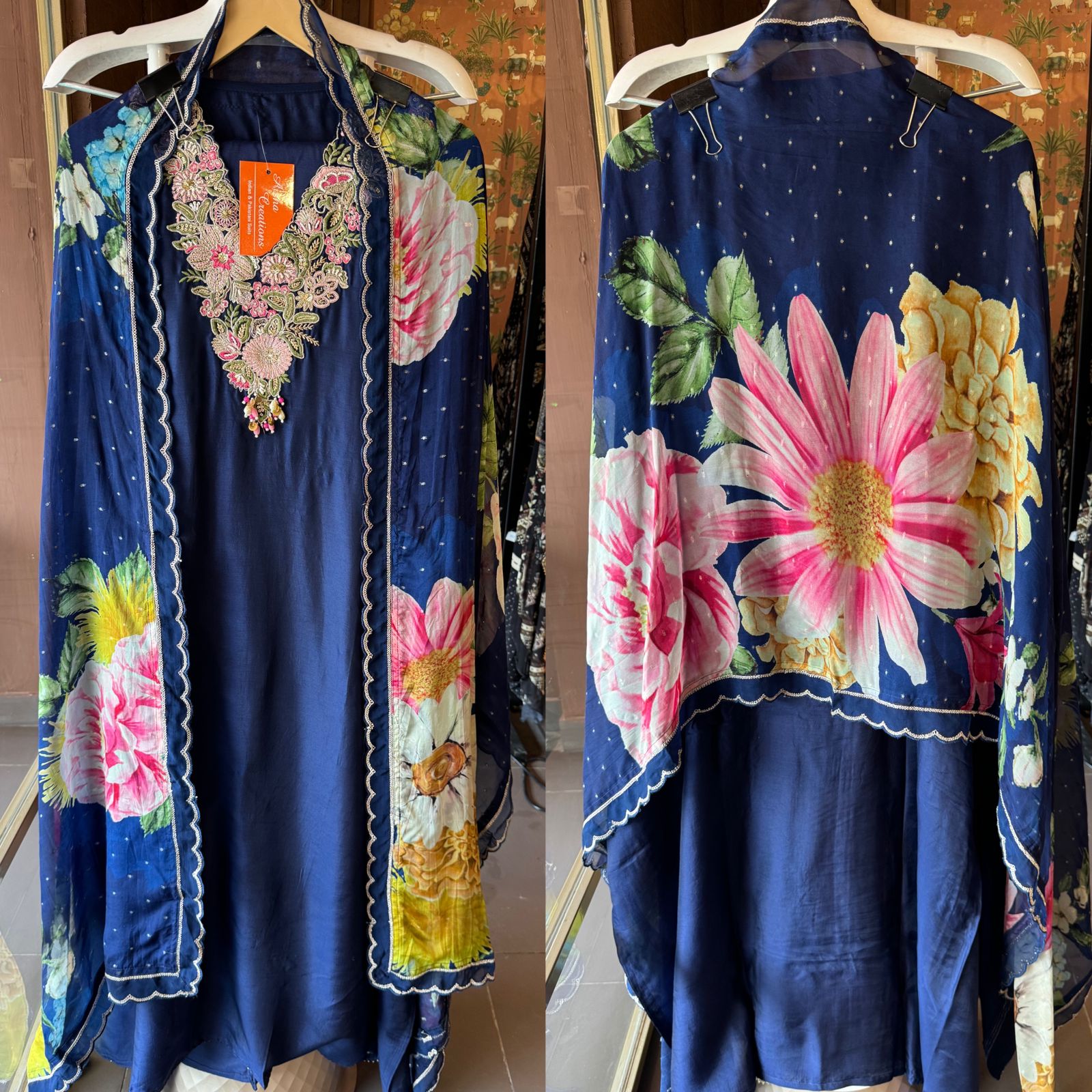 Pure Silk Unstitched shirt