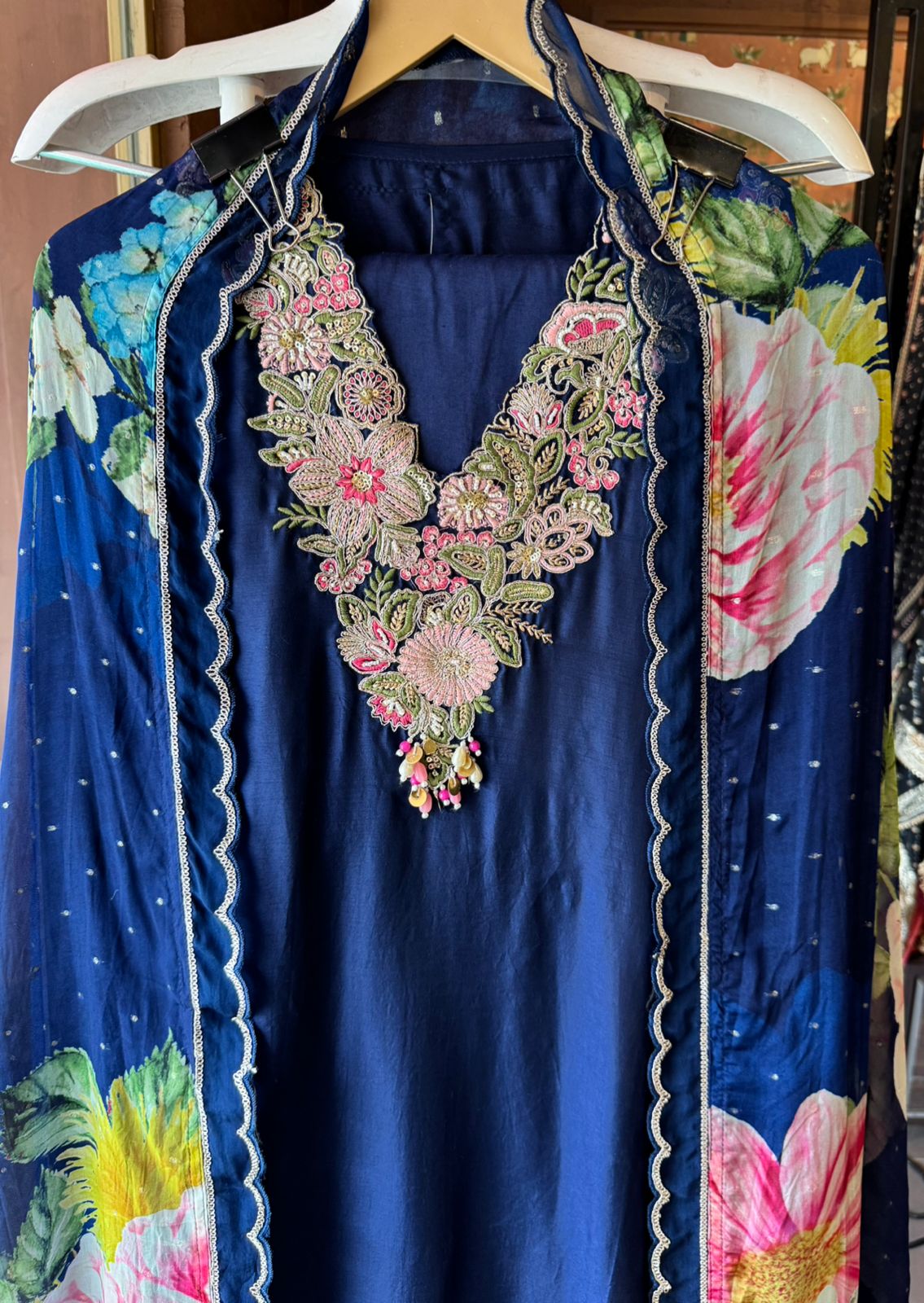 Pure Silk Unstitched shirt