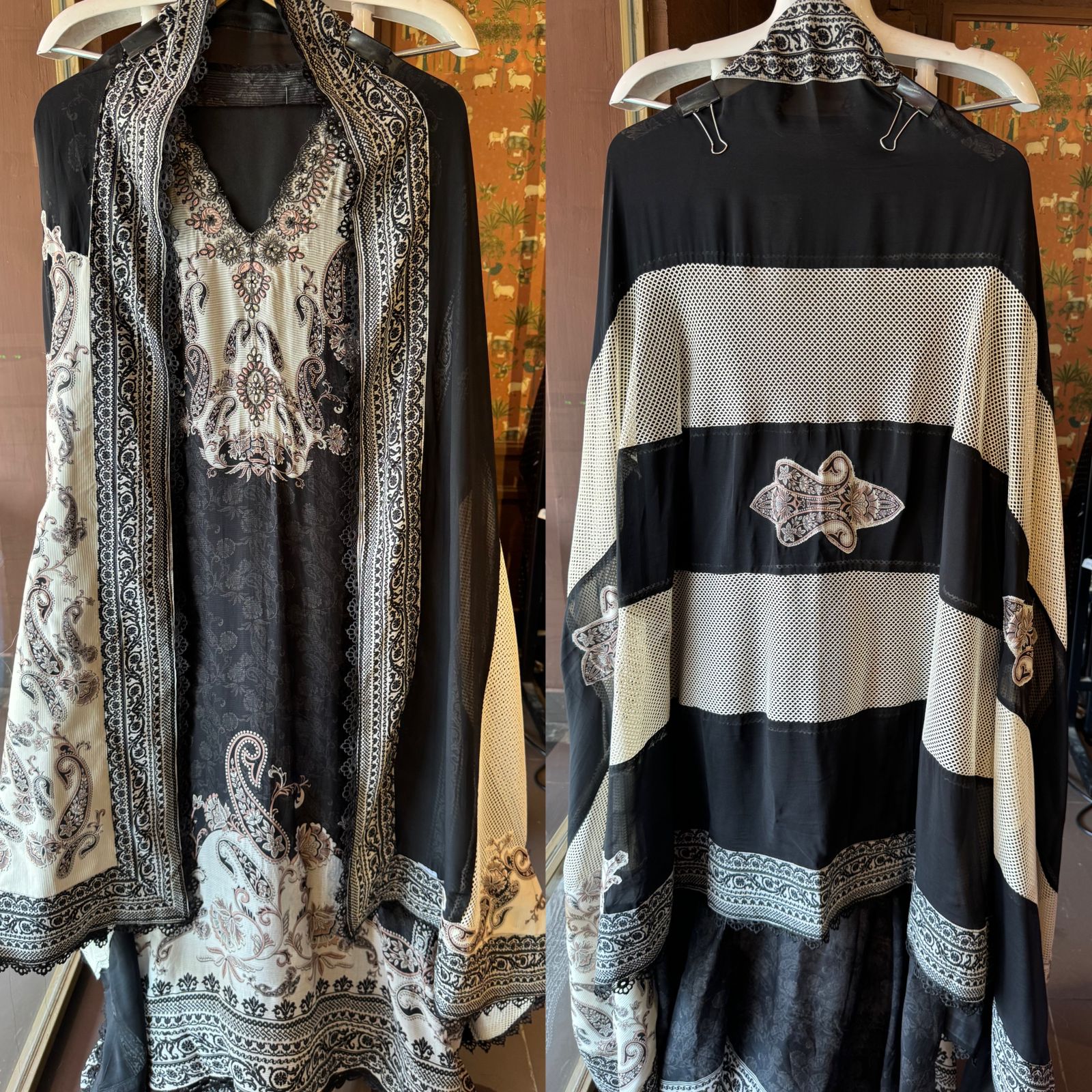 Pure Dry Silk Digital Printed Unstitched suit