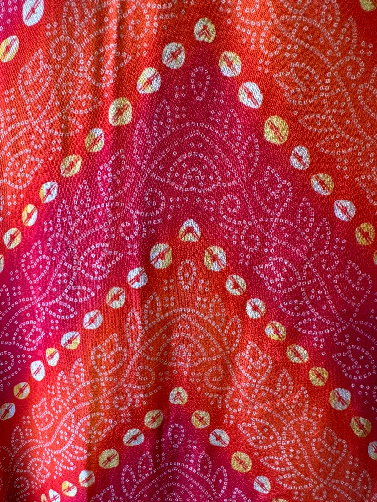 Pure chinon Unstitched Kurta design