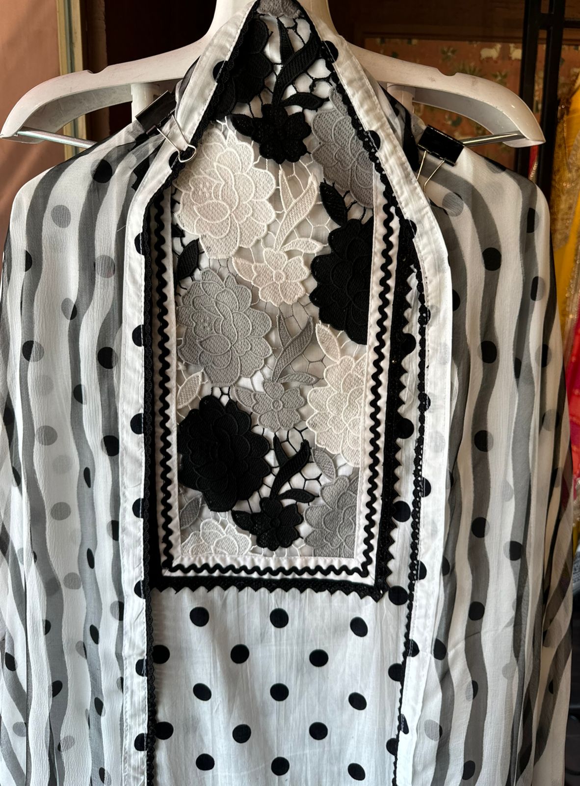 Pure organic cotton unstitched Suit