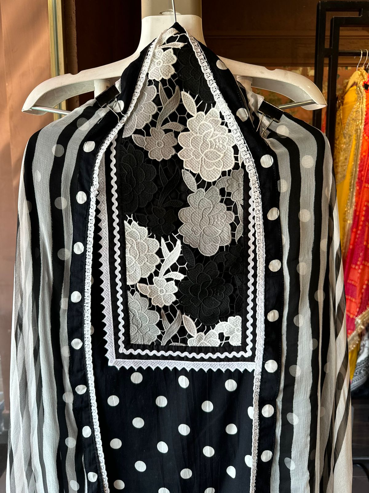 Pure organic cotton unstitched Suit