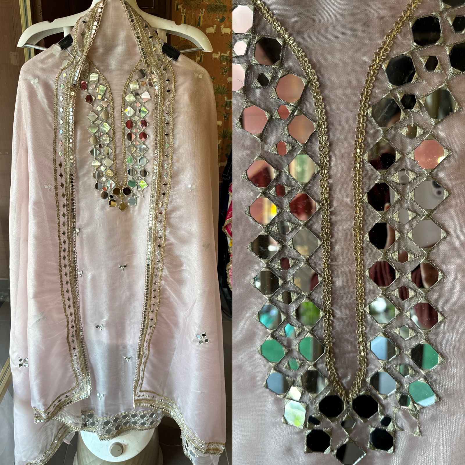 Shop our latest Mirror work tissue suits