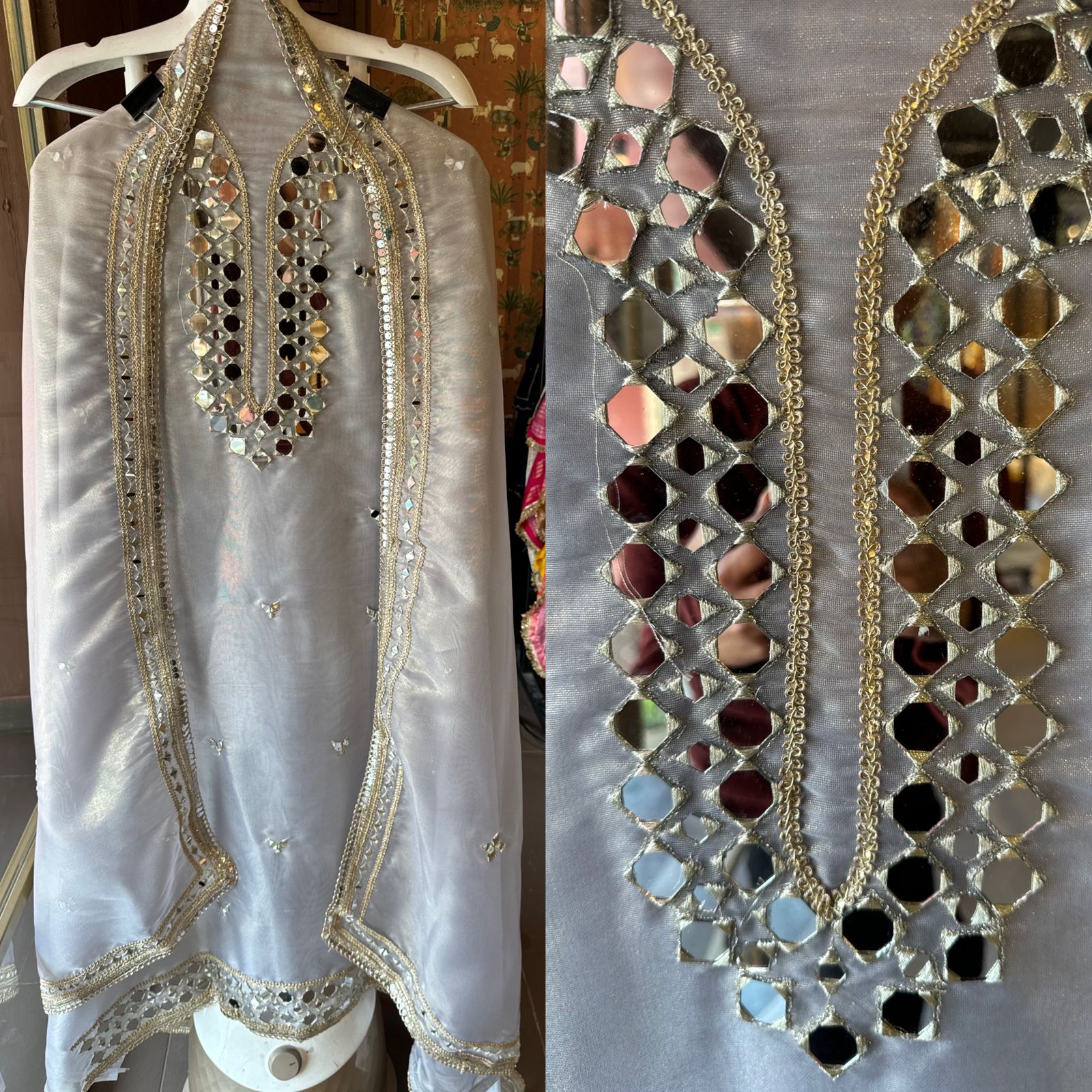 Shop our latest Mirror work tissue suits