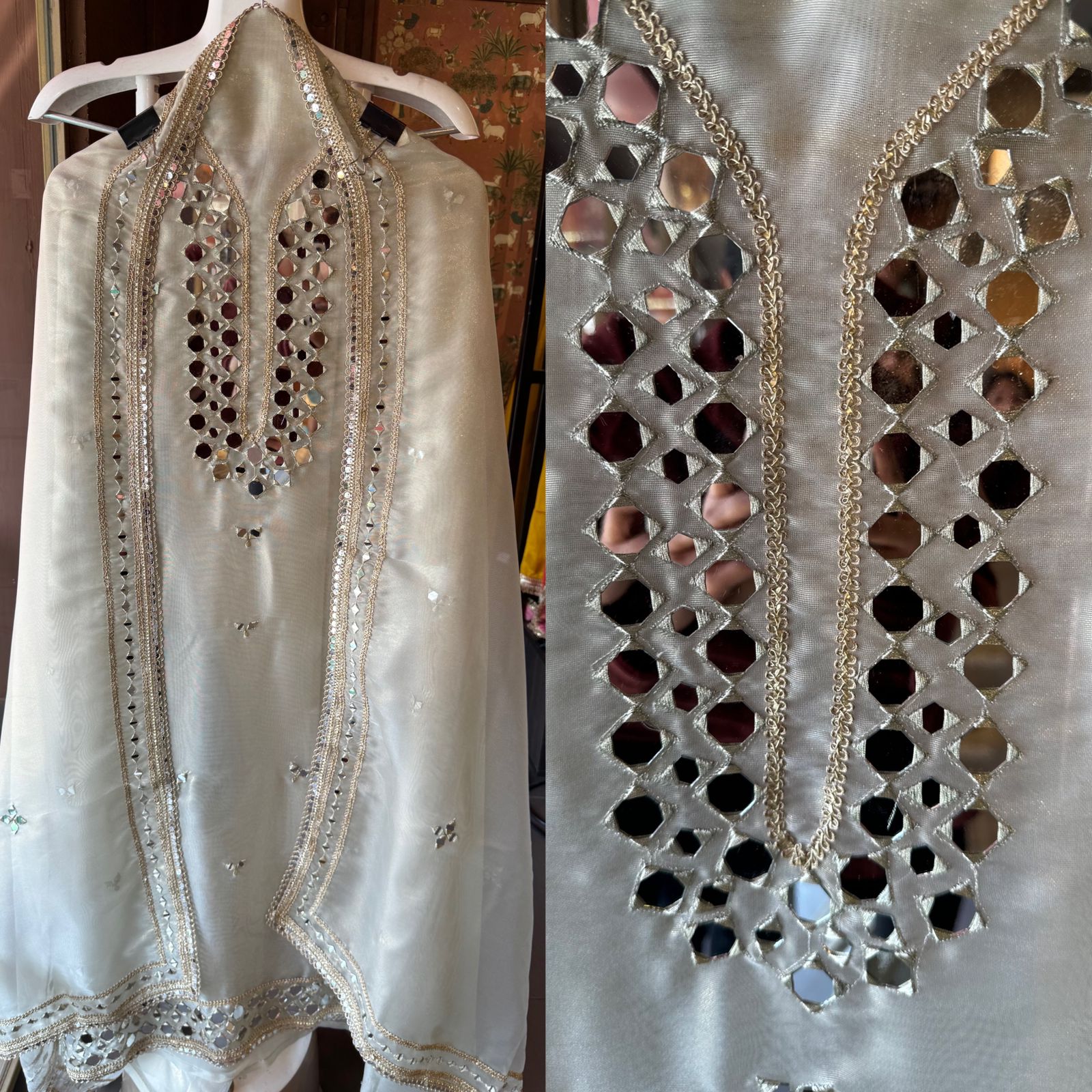 Shop our latest Mirror work tissue suits