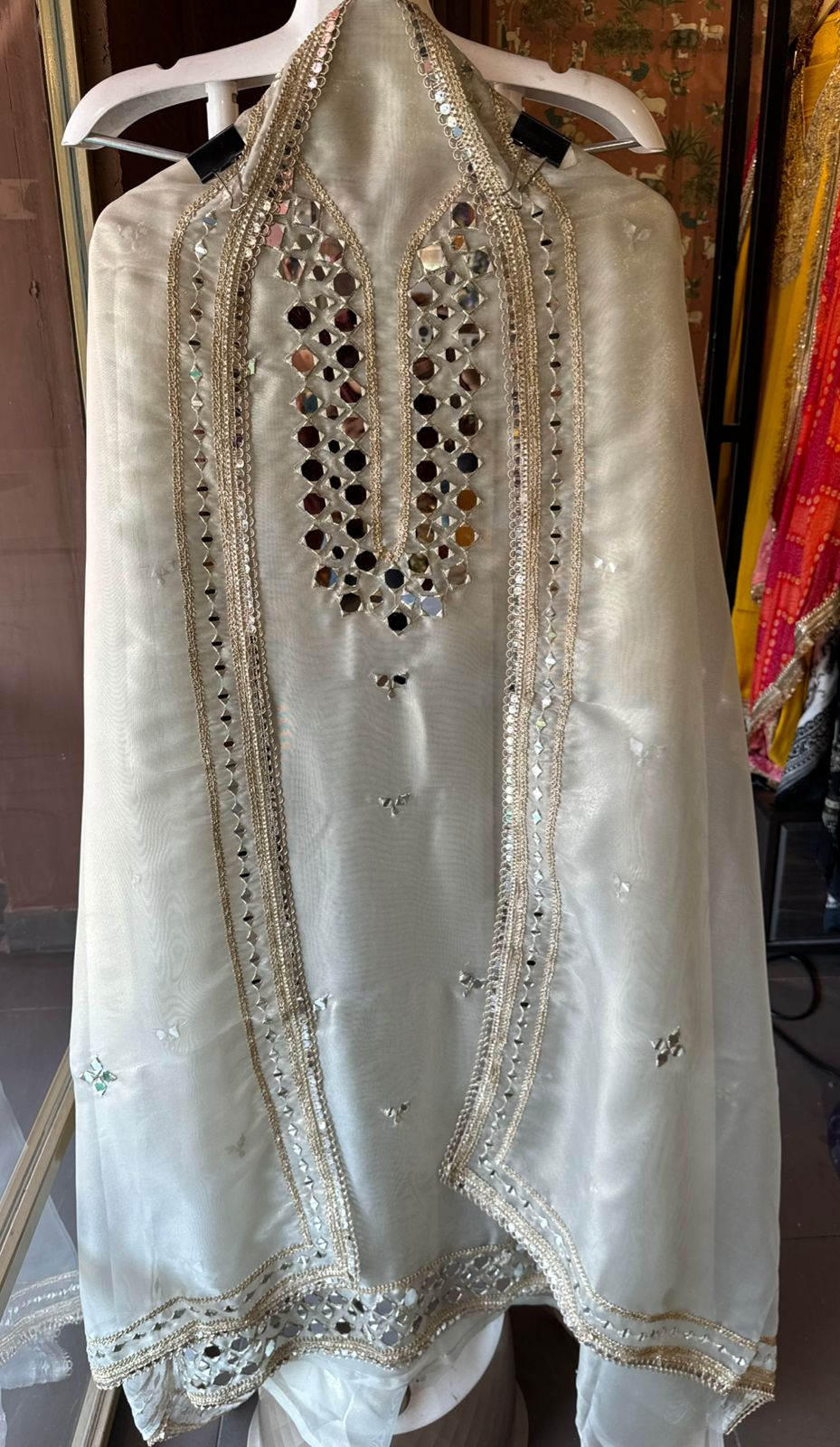 Shop our latest Mirror work tissue suits