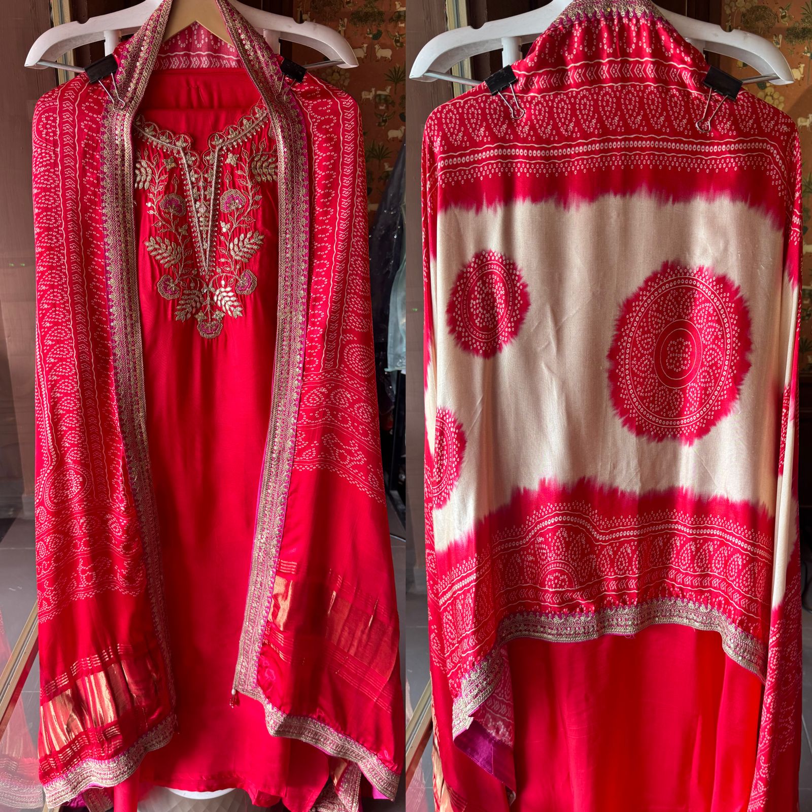 Pure Silk Unstitched Kurta