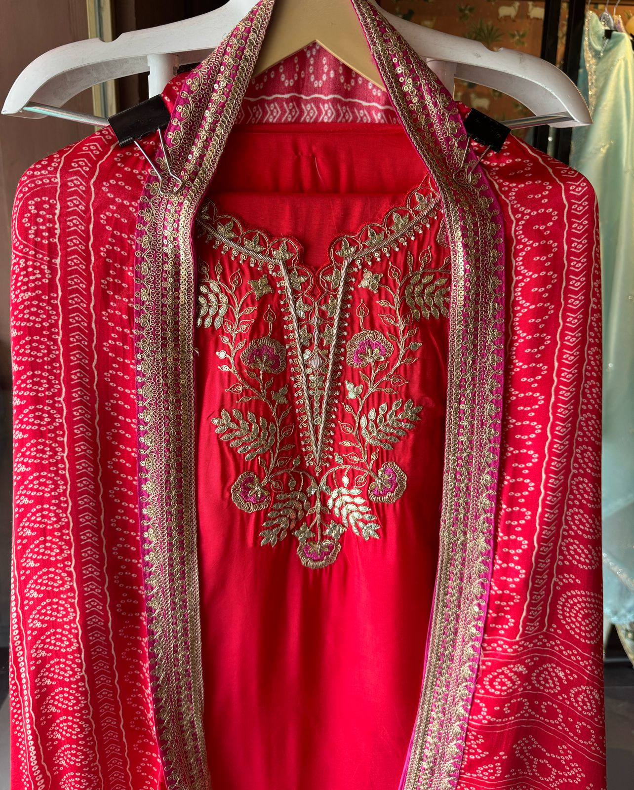 Pure Silk Unstitched Kurta