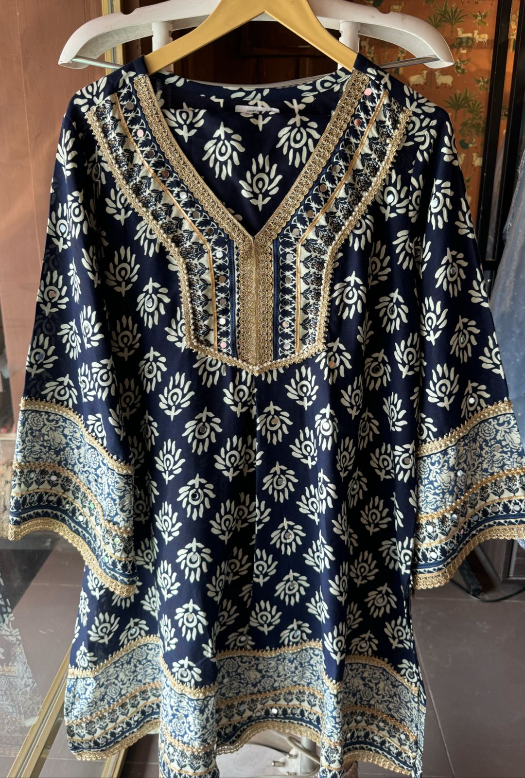 Mul cotton batik digital printed smart , Easy to carry tunic set