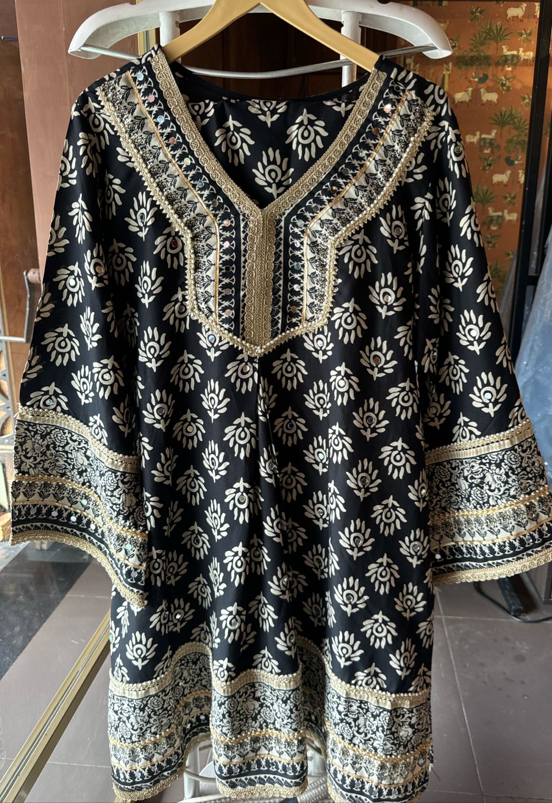 Mul cotton batik digital printed smart , Easy to carry tunic set