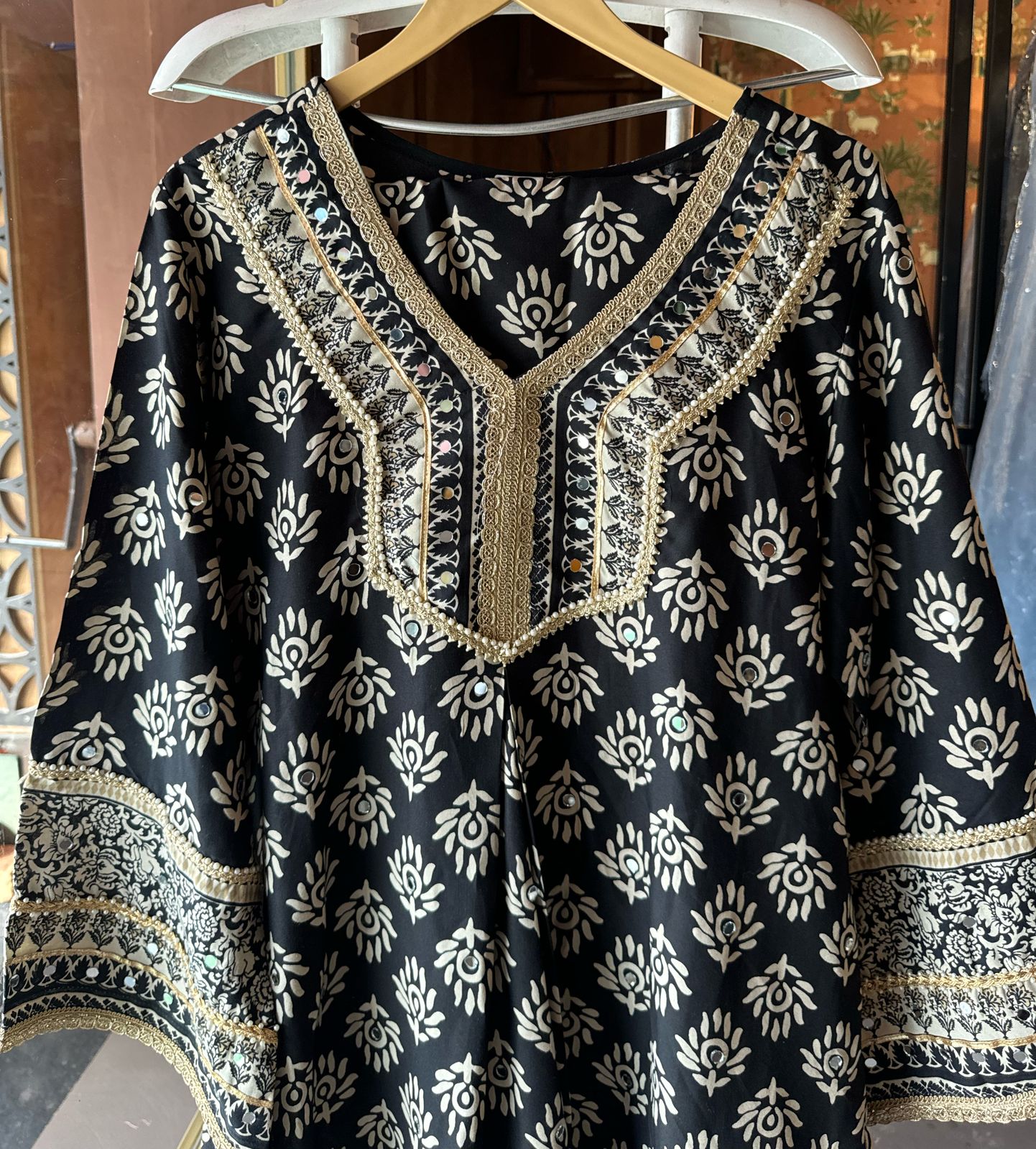 Mul cotton batik digital printed smart , Easy to carry tunic set